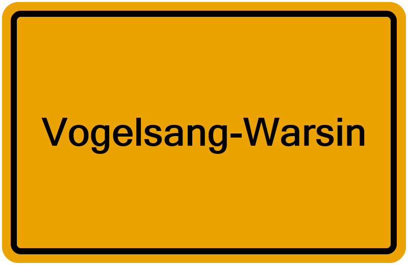 Handelsregisterauszug Vogelsang-Warsin
