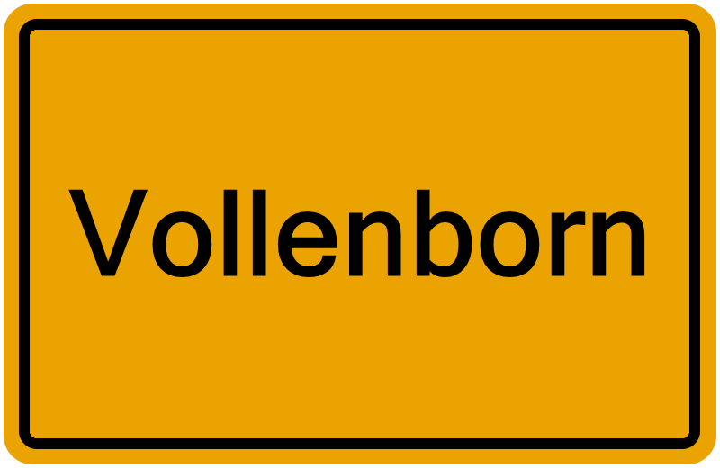 Handelsregisterauszug Vollenborn
