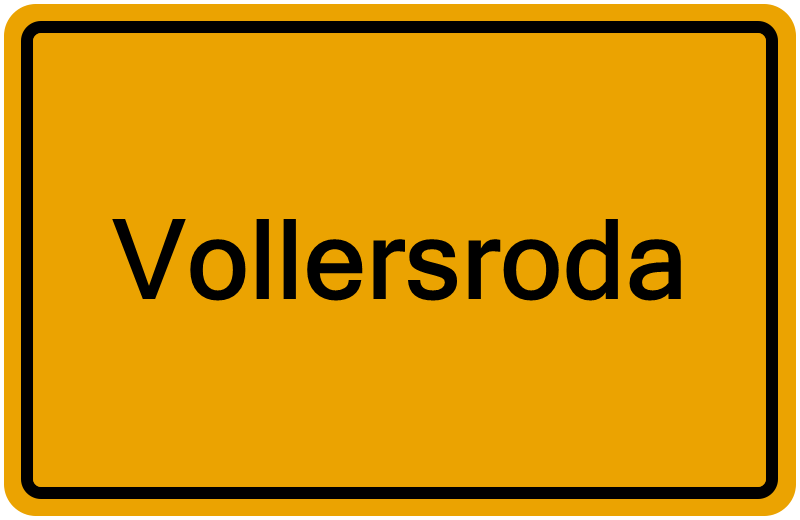 Handelsregisterauszug Vollersroda