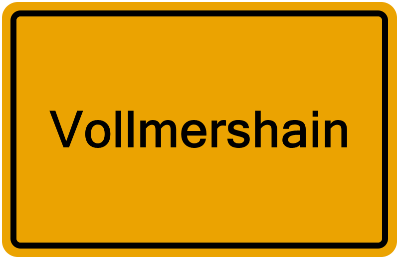 Handelsregisterauszug Vollmershain