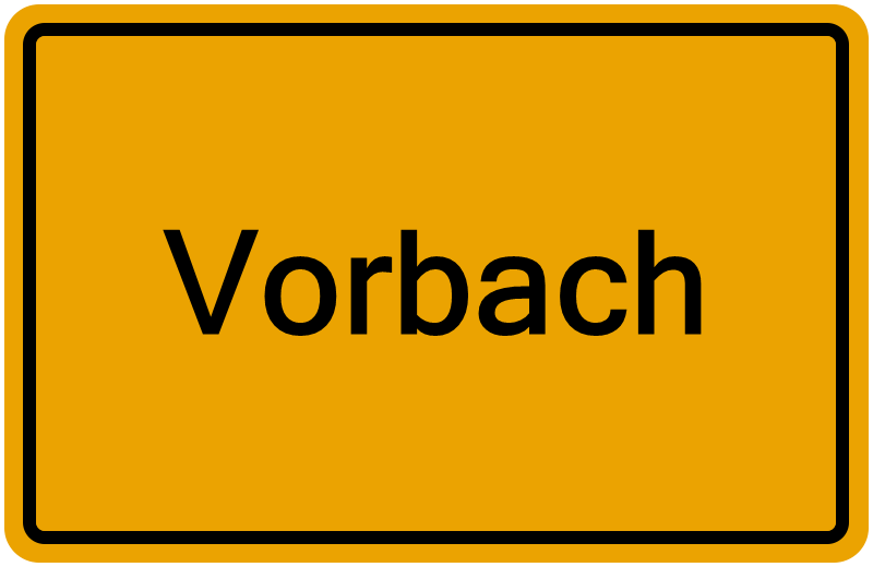 Handelsregisterauszug Vorbach