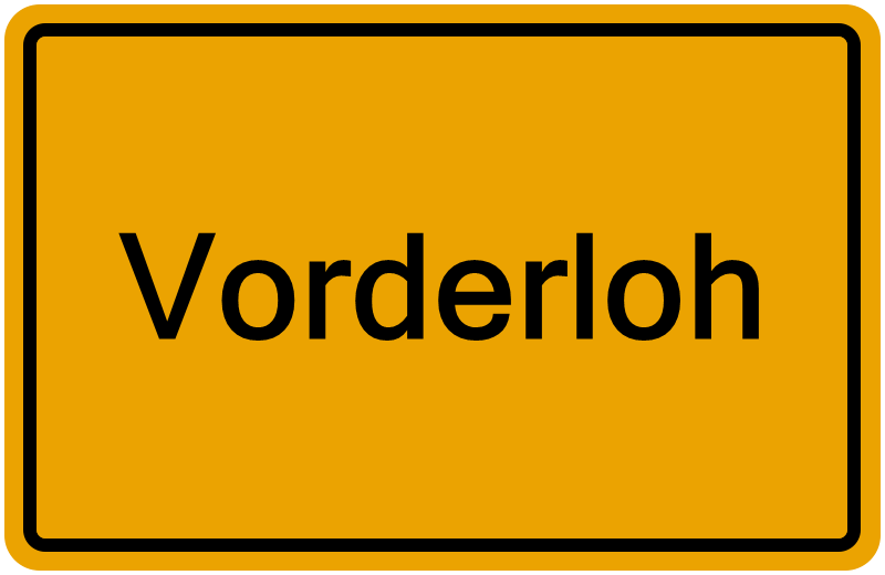 Handelsregisterauszug Vorderloh
