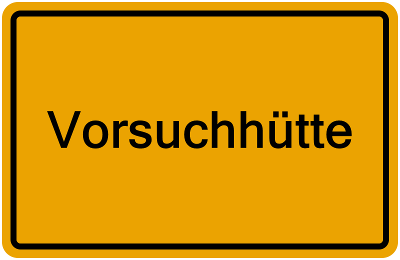 Handelsregisterauszug Vorsuchhütte