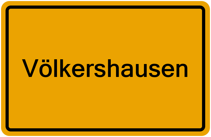 Handelsregisterauszug Völkershausen