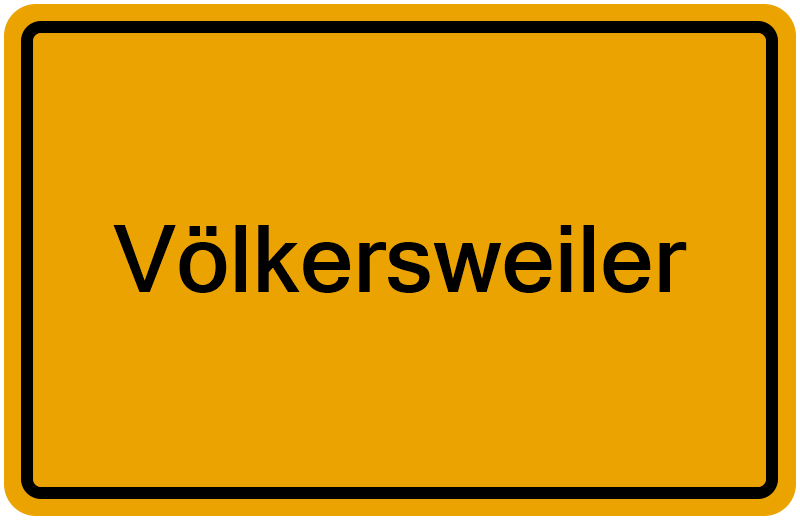 Handelsregisterauszug Völkersweiler