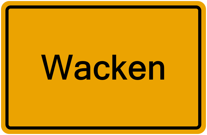 Handelsregisterauszug Wacken