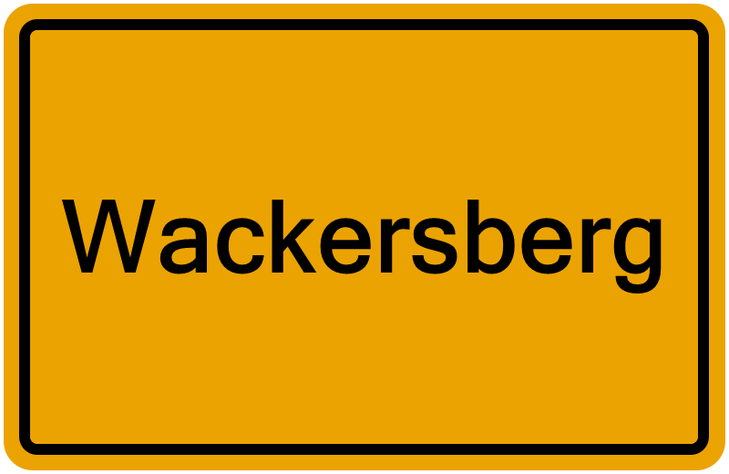 Handelsregisterauszug Wackersberg