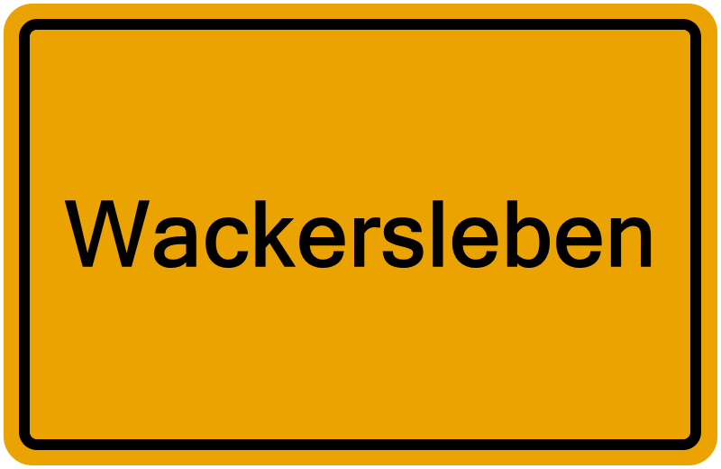 Handelsregisterauszug Wackersleben