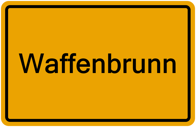 Handelsregisterauszug Waffenbrunn