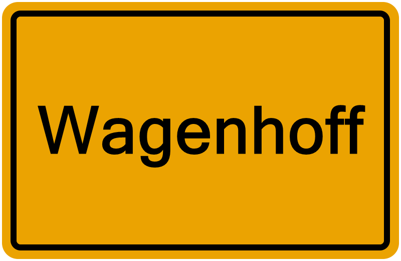 Handelsregisterauszug Wagenhoff