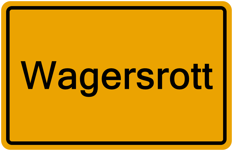 Handelsregisterauszug Wagersrott