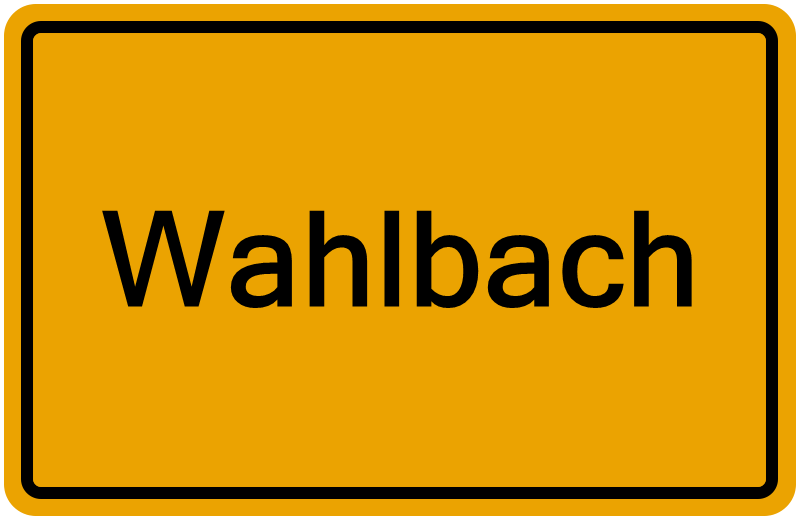Handelsregisterauszug Wahlbach