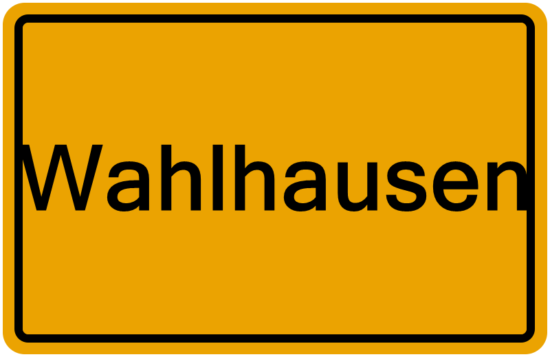 Handelsregisterauszug Wahlhausen