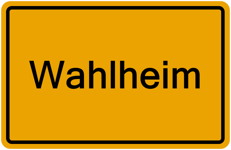 Handelsregisterauszug Wahlheim