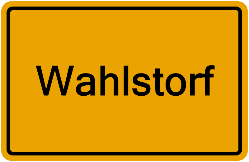 Handelsregisterauszug Wahlstorf