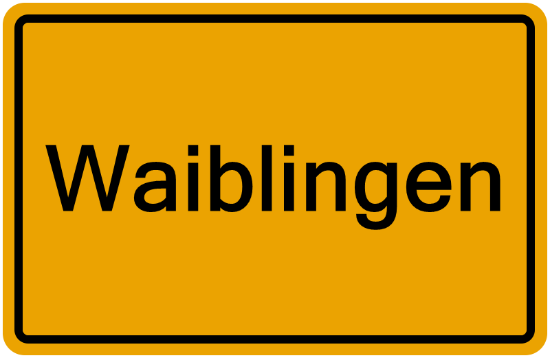 Handelsregisterauszug Waiblingen