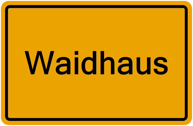 Handelsregisterauszug Waidhaus
