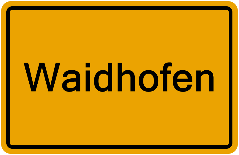 Handelsregisterauszug Waidhofen
