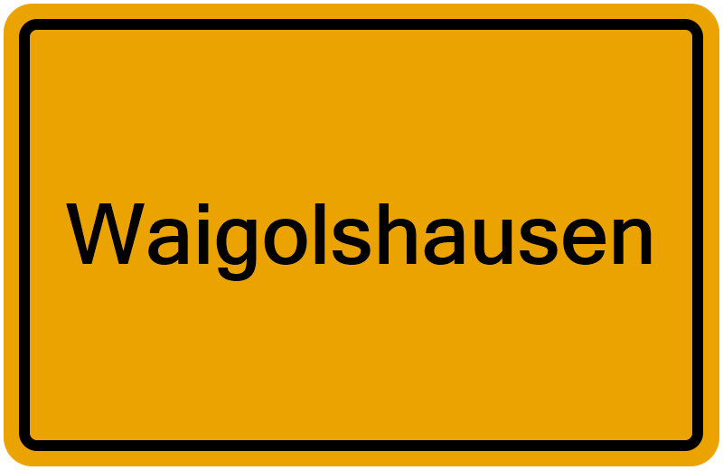 Handelsregisterauszug Waigolshausen
