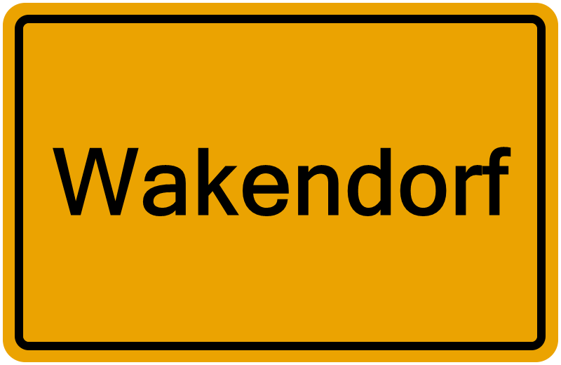 Handelsregisterauszug Wakendorf