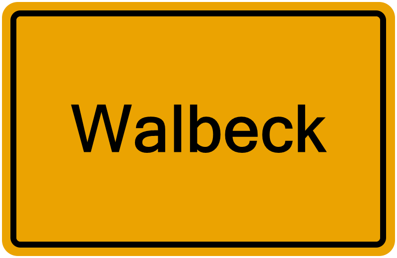 Handelsregisterauszug Walbeck