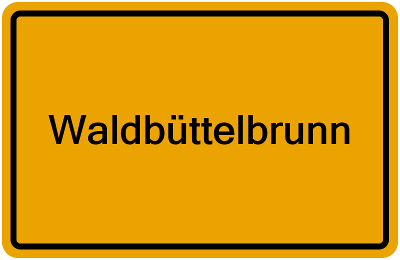 Handelsregisterauszug Waldbüttelbrunn