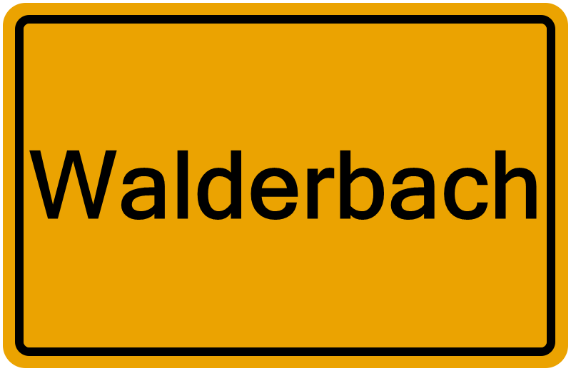 Handelsregisterauszug Walderbach