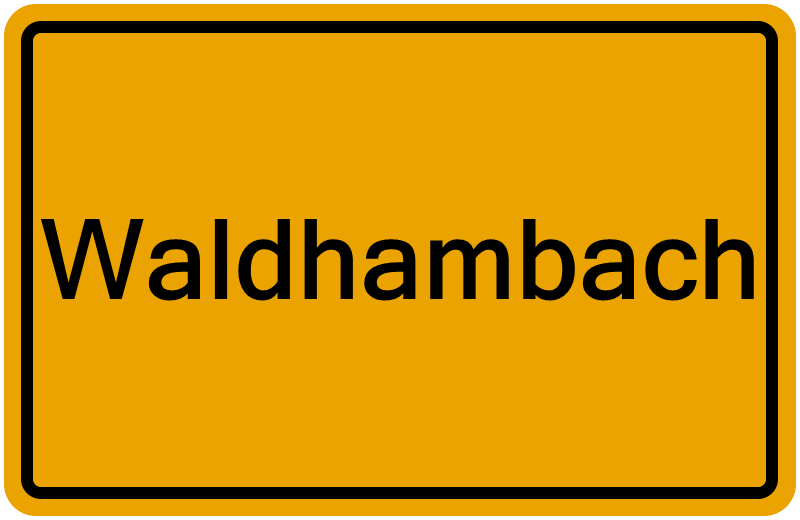 Handelsregisterauszug Waldhambach
