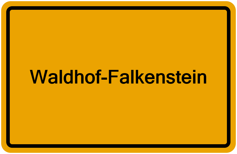 Handelsregisterauszug Waldhof-Falkenstein