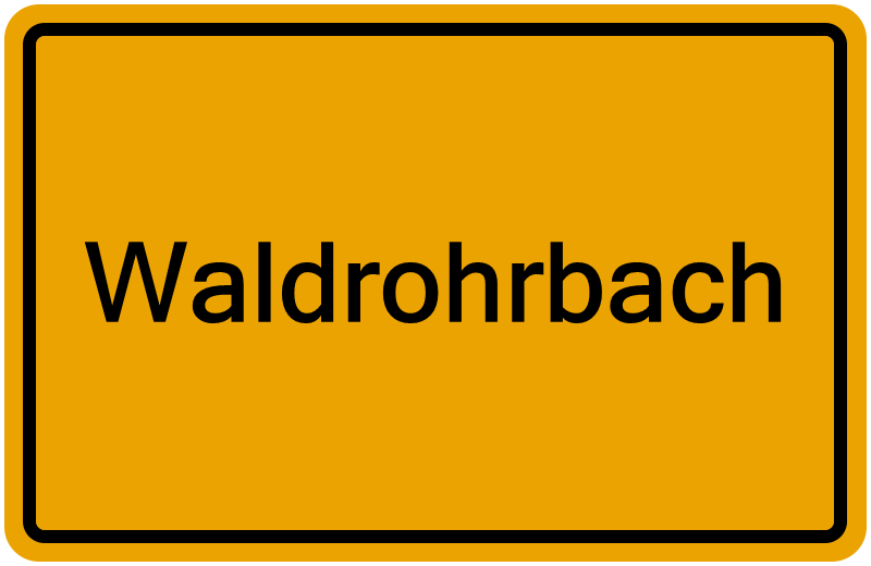 Handelsregisterauszug Waldrohrbach