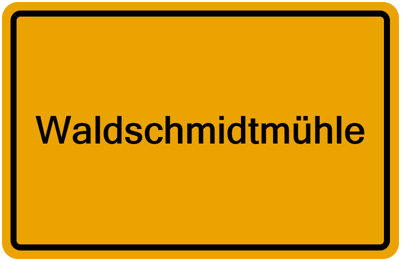 Handelsregisterauszug Waldschmidtmühle