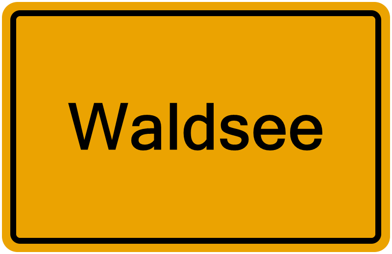 Handelsregisterauszug Waldsee