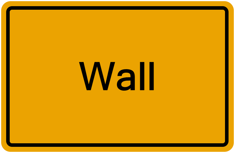 Handelsregisterauszug Wall