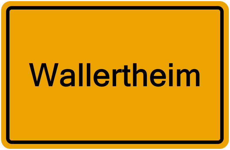 Handelsregisterauszug Wallertheim