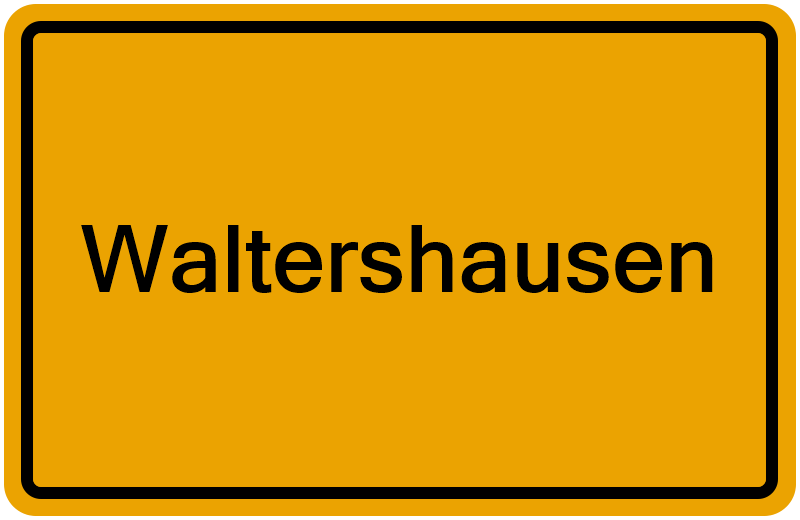 Handelsregisterauszug Waltershausen