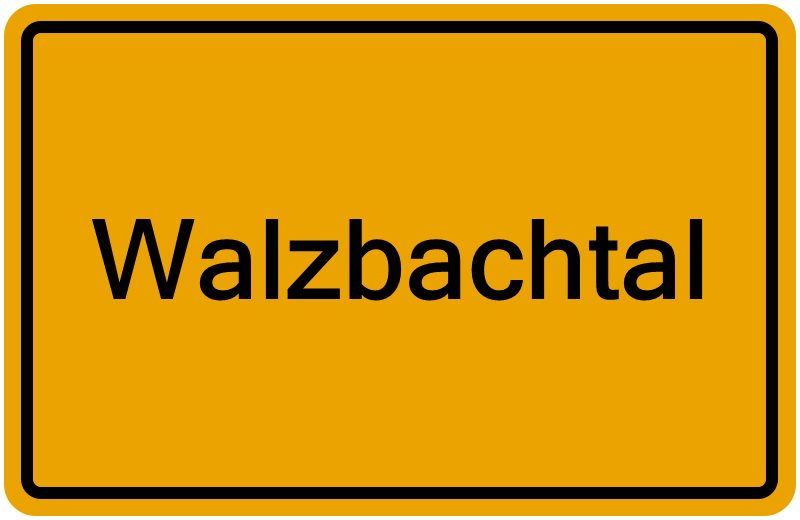 Handelsregisterauszug Walzbachtal