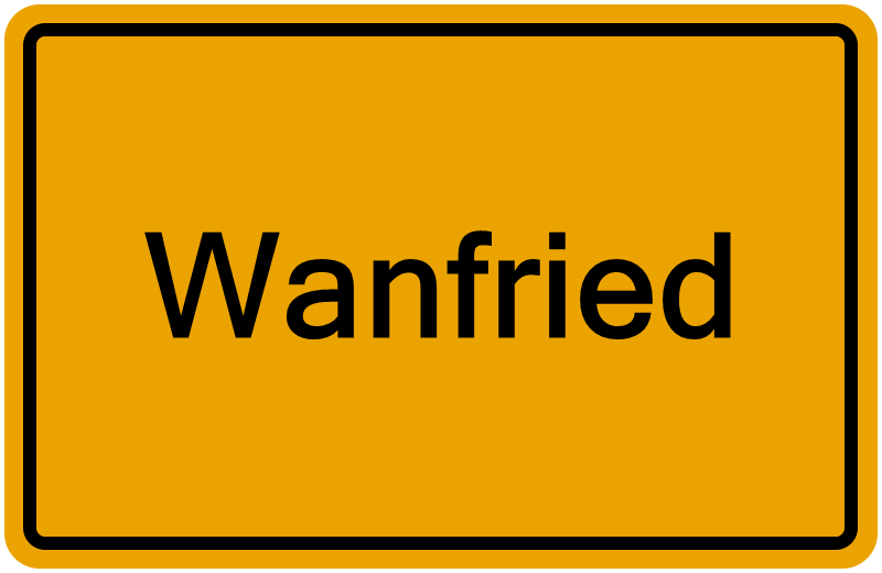 Handelsregisterauszug Wanfried