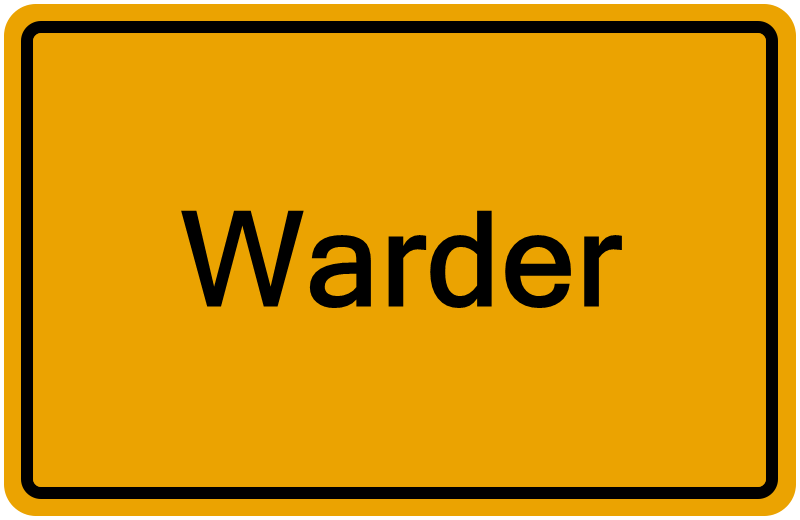 Handelsregisterauszug Warder