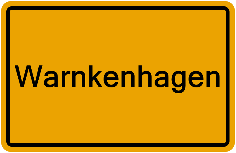 Handelsregisterauszug Warnkenhagen