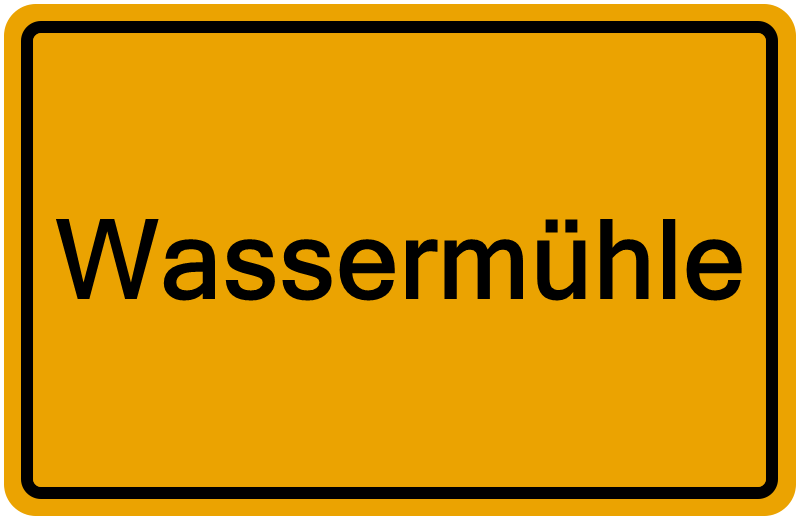 Handelsregisterauszug Wassermühle