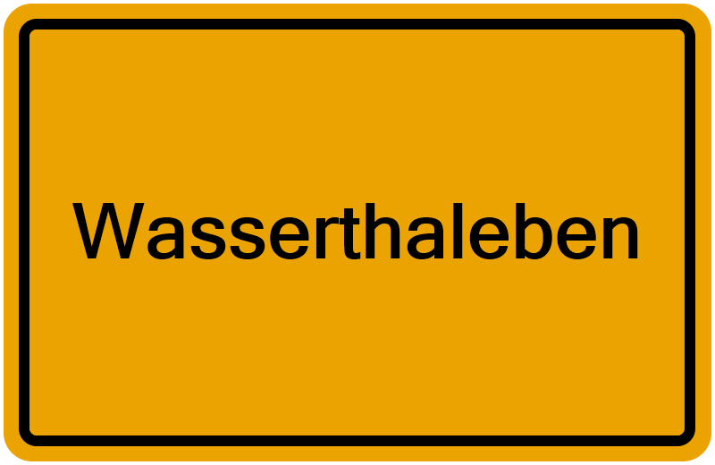 Handelsregisterauszug Wasserthaleben