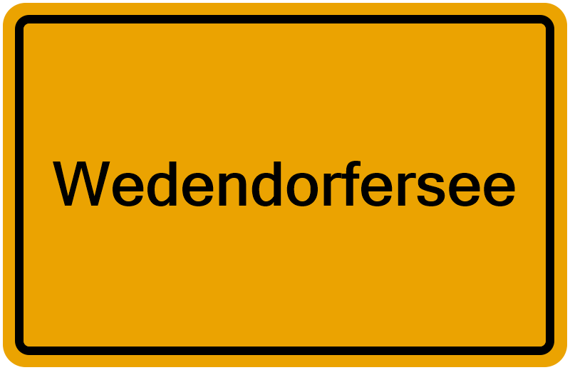 Handelsregisterauszug Wedendorfersee