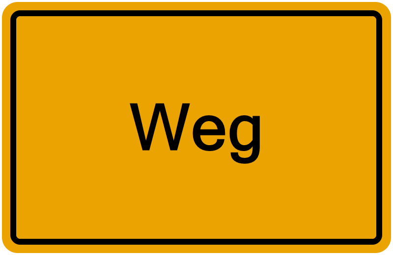 Handelsregisterauszug Weg