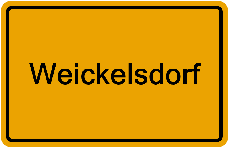 Handelsregisterauszug Weickelsdorf