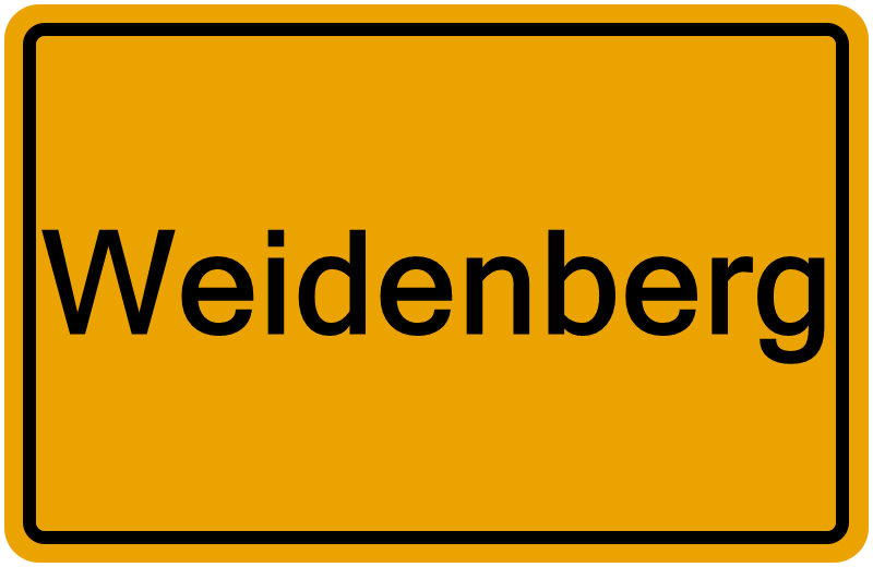 Handelsregisterauszug Weidenberg