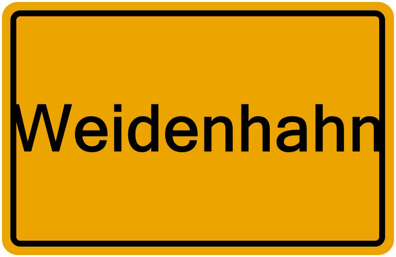 Handelsregisterauszug Weidenhahn