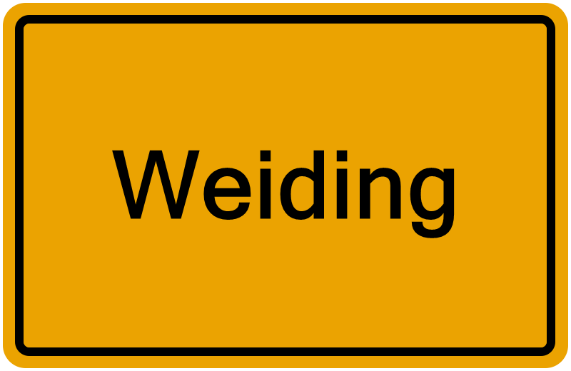 Handelsregisterauszug Weiding