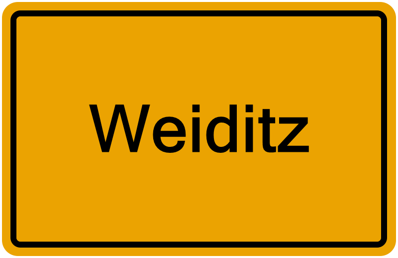 Handelsregisterauszug Weiditz