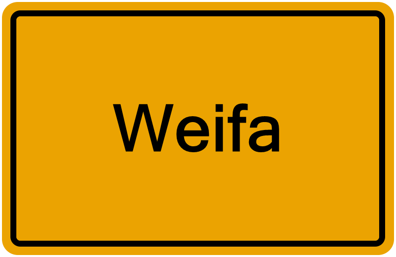 Handelsregisterauszug Weifa