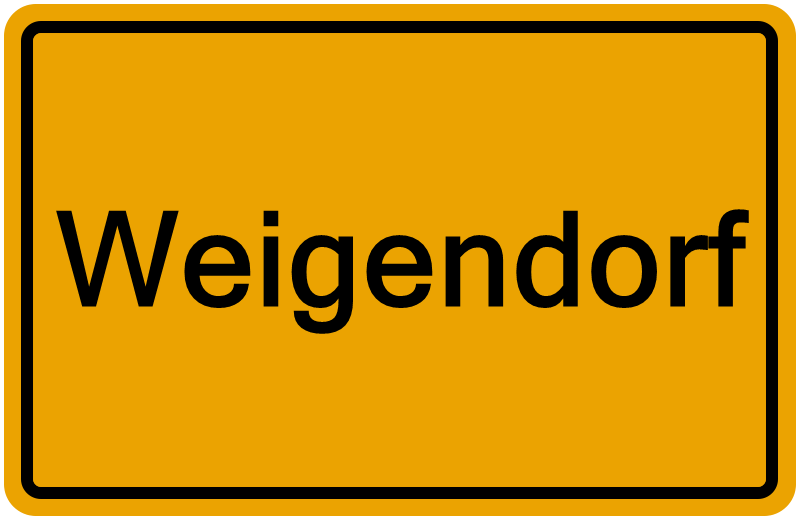 Handelsregisterauszug Weigendorf